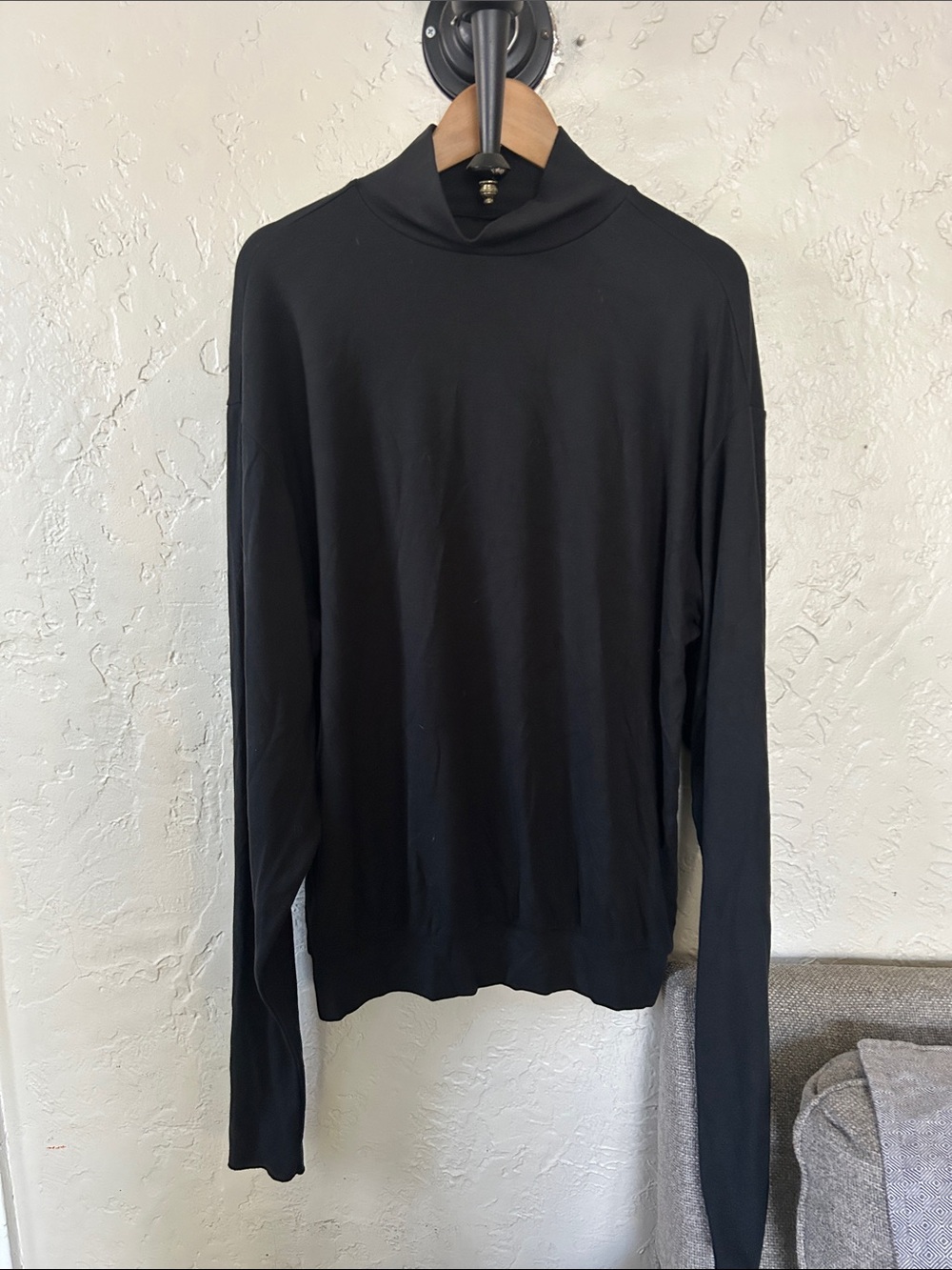 SKIMS Mockneck Jersey Knit Sweater